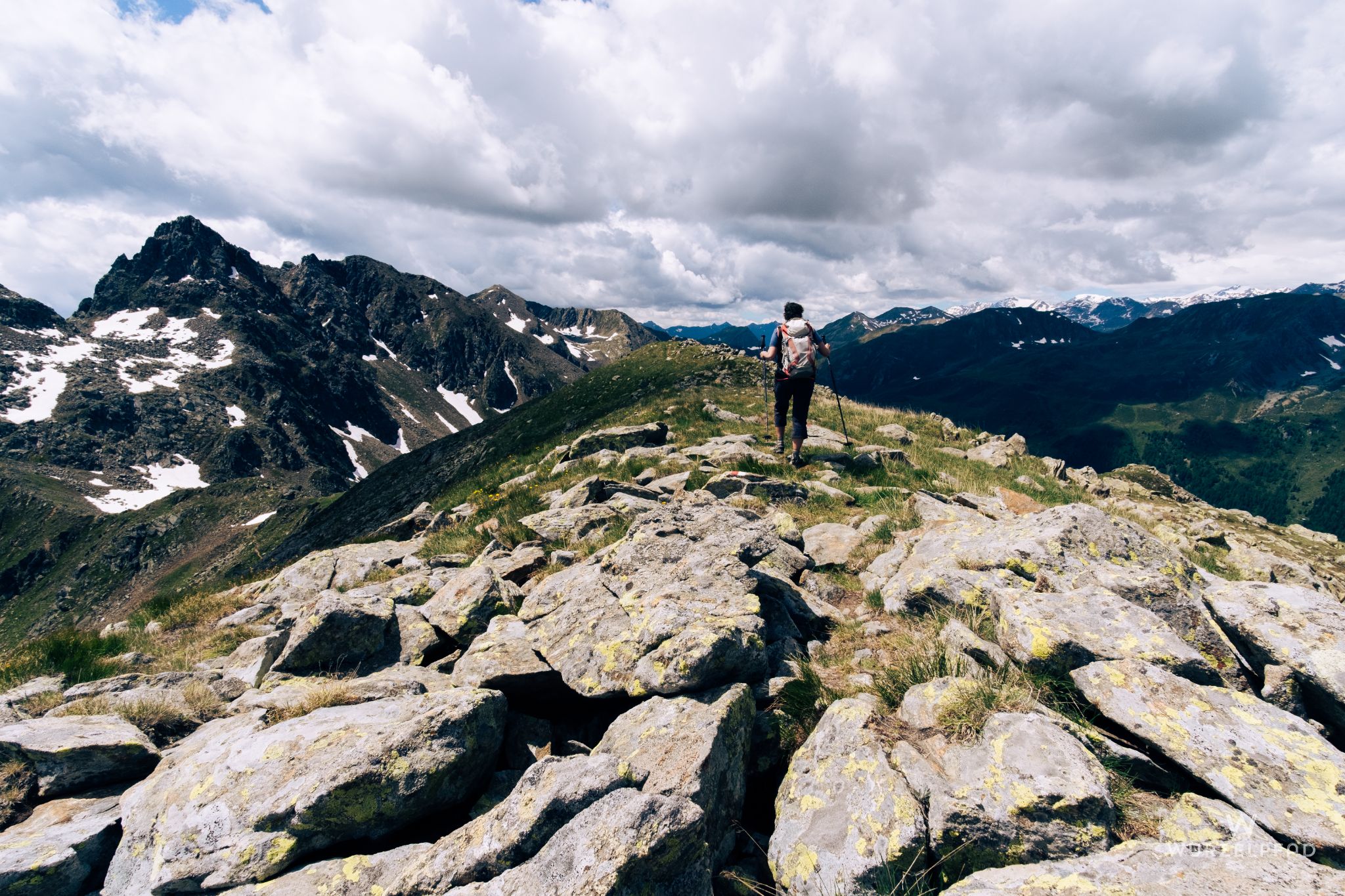 Blick zur Schrummspitze